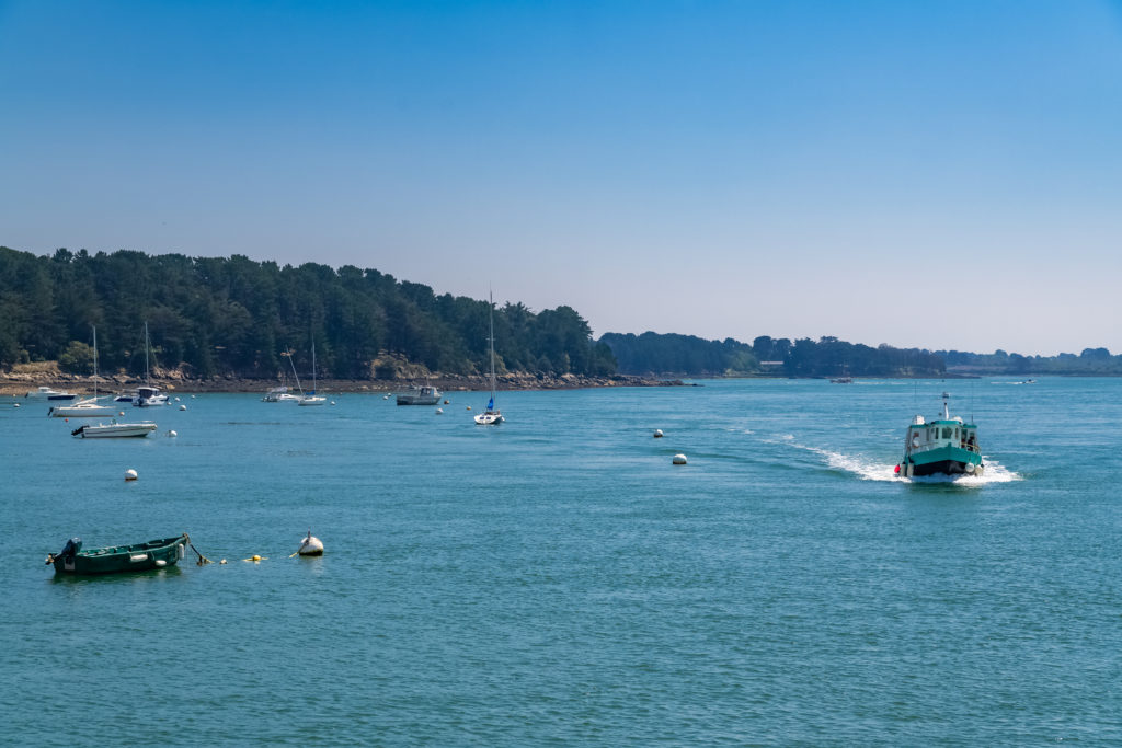 Boat trip across the Gulf of Morbihan to the island of Gavrinis , one of my 17 recommended places to visit in France.