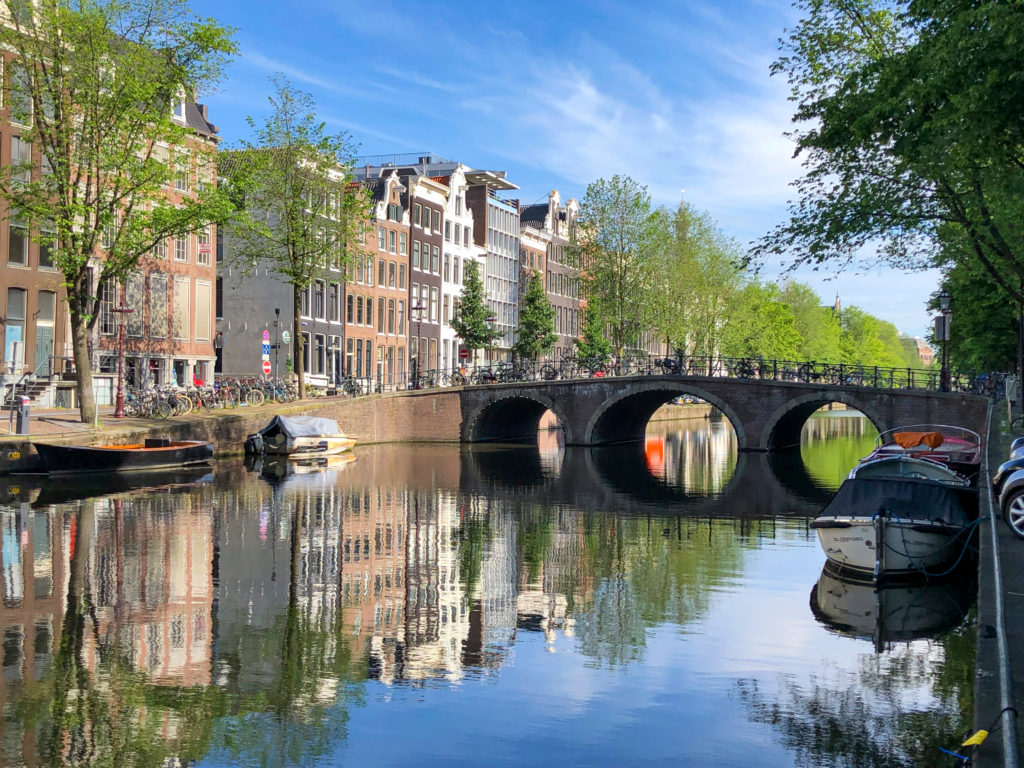 View of Herengracht canal in Amsterdam