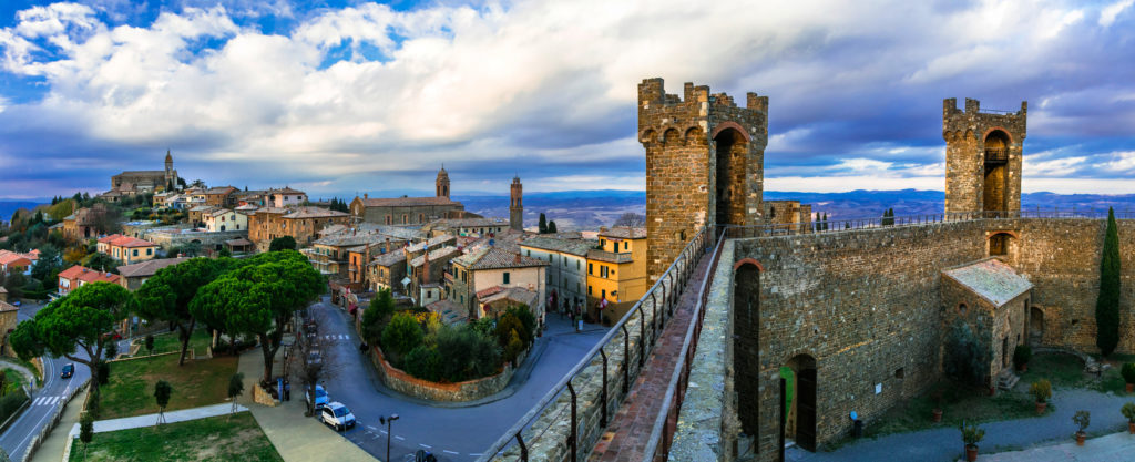 Fortress of Montalcino in Tuscany