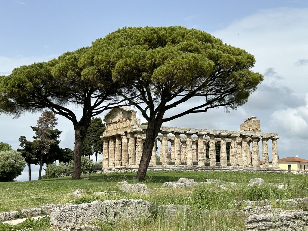 Greek temple in Paestum in southern Italy