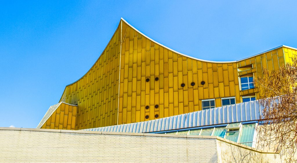 Berlin Philharmonic concert hall, an artsy sightseeing must see