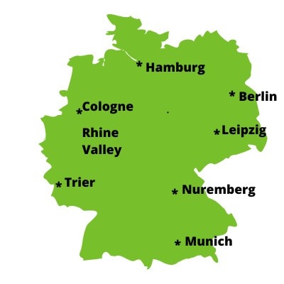 Map of Germany