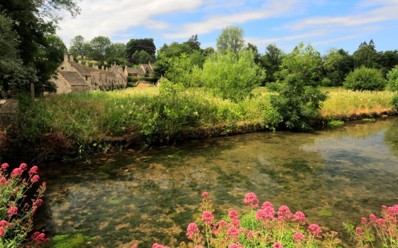 Arlington Row in Bilbury in the Cotswolds