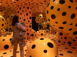 Yayoi Kusama Installation