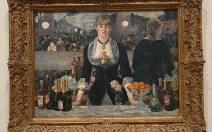 Bar at the Folies Bergeres by Manet