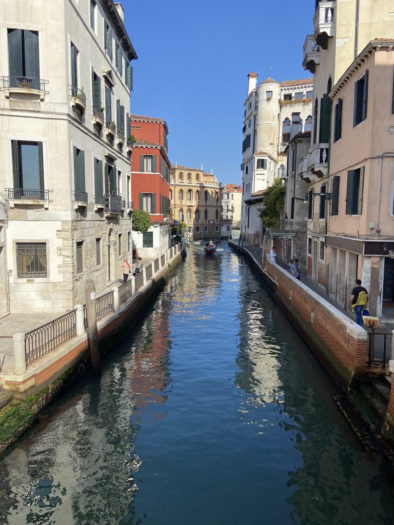 A peaceful canal in Venice (both)