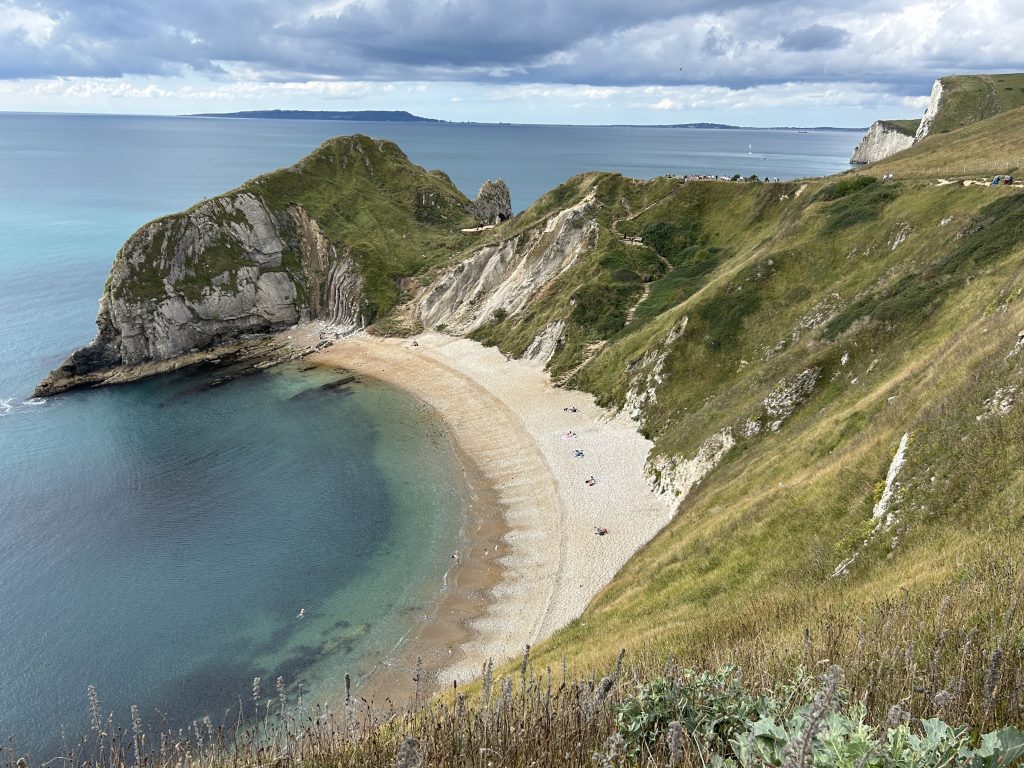 View near Durdle Door on a Rabbie’s tour of southwest England