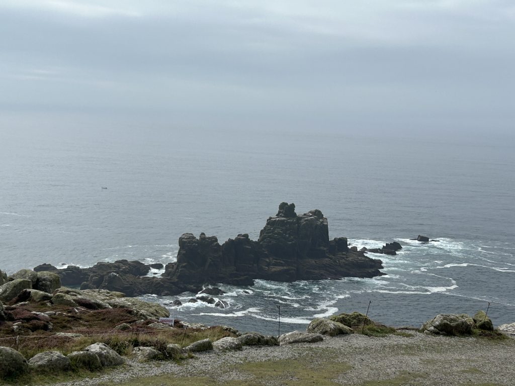 View of Land’s End on a Rabbie’s tour of southwest England