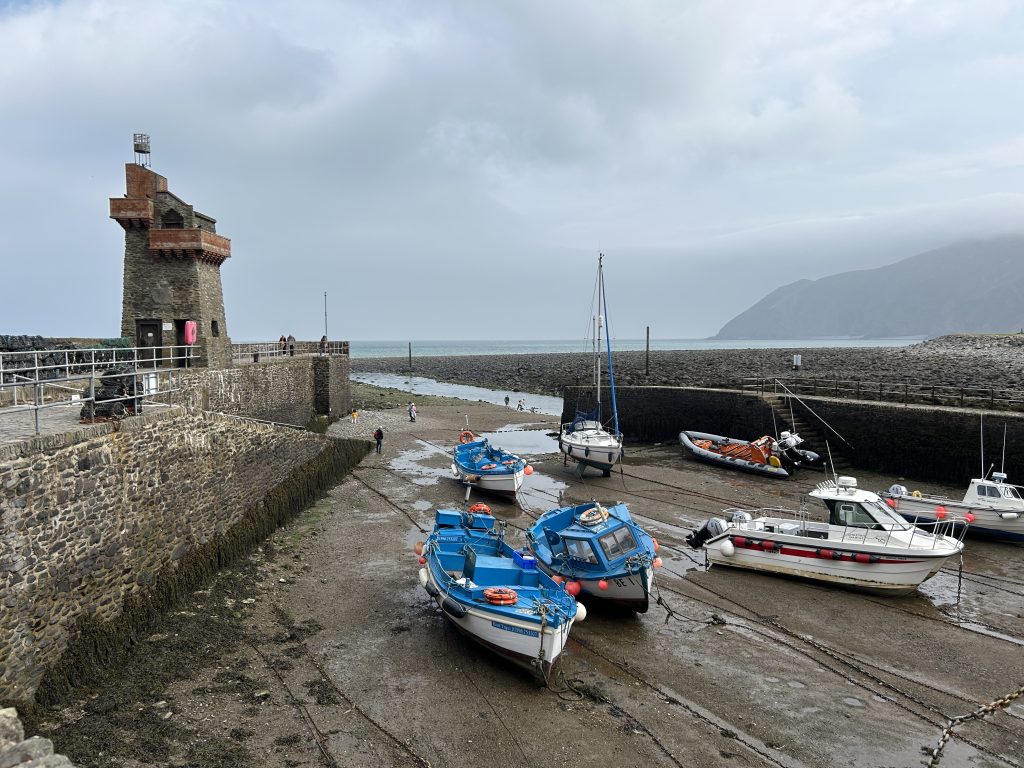 Lynmouth Harbour on a Rabbie’s tour of southwest England