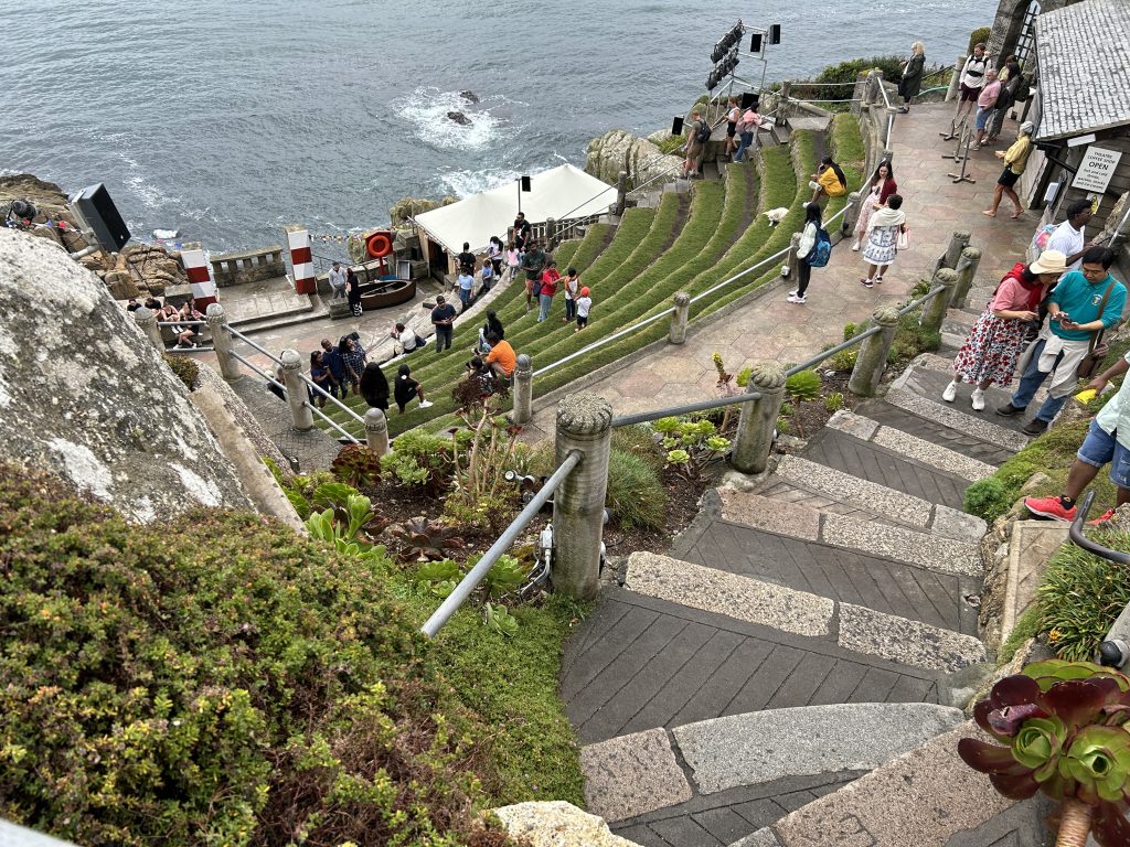 View of Minack Theatre on a Rabbie’s tour of southwest England