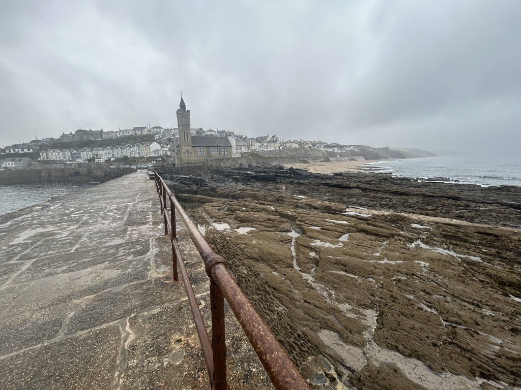 View of Porthleven Clock Tower on a Rabbie’s tour of southwest England