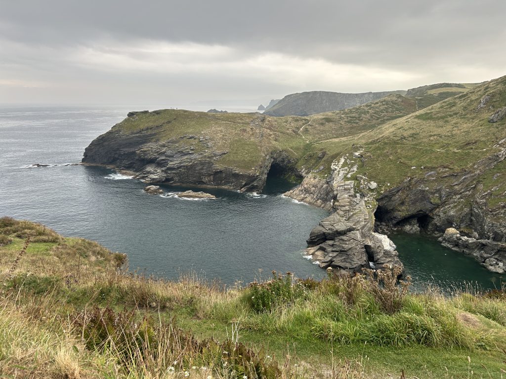 View from Tintagel Island on a Rabbie’s tour of southwest England