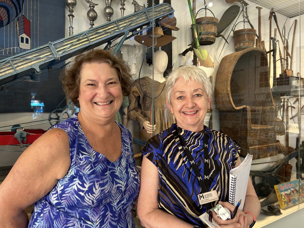 Carol Cram and Isabel Hughes, co-director of the Museum of English Rural Life