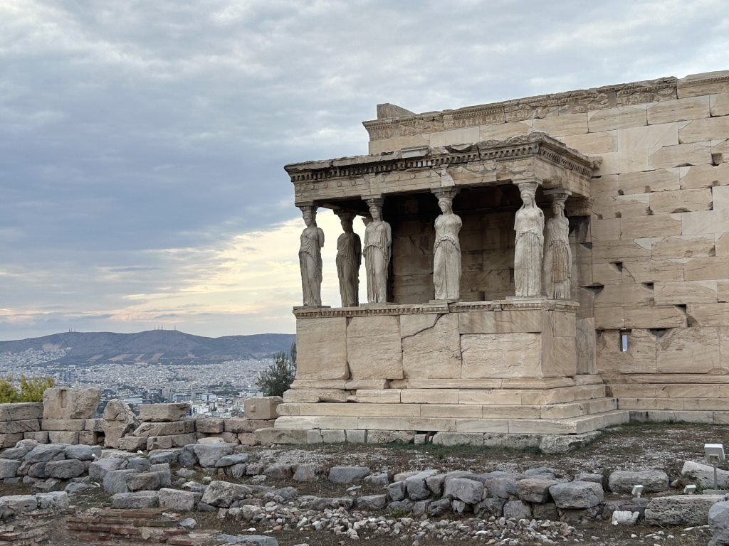 The Temple of Erechtheion  on the Acropolis