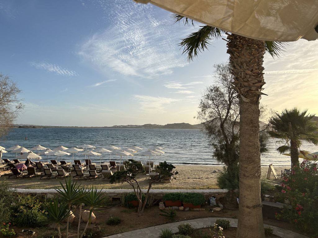 View from a suite in Kalergis Studios on Naxos