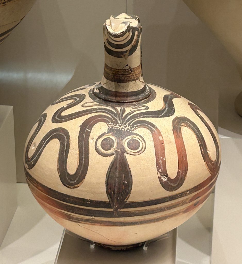 Octopus pot in the Nafplio Archeological Museum