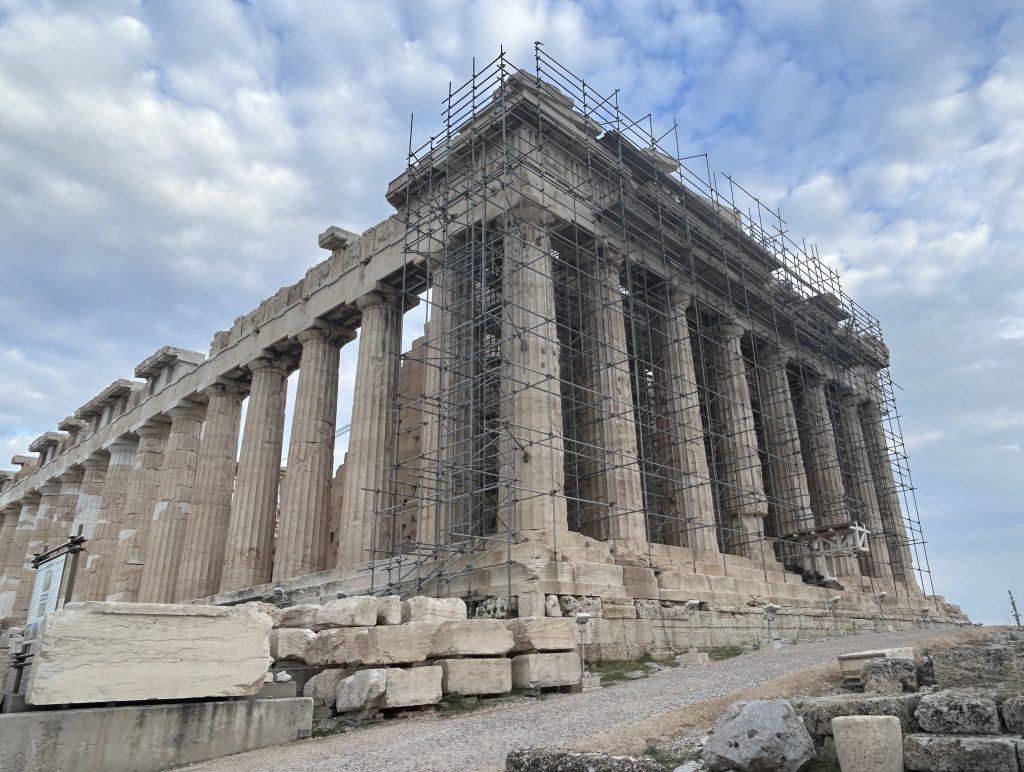 Parthenon on the Acropolis in Athens