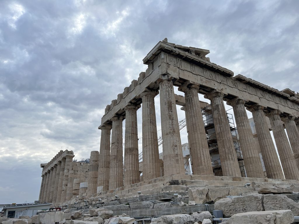 The Parthenon on the Acropolis