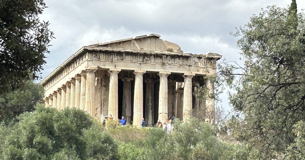 The Temple of Hephaestus in Athens