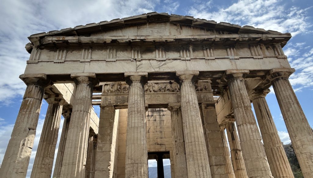 The Temple of Hephaestus in Athens