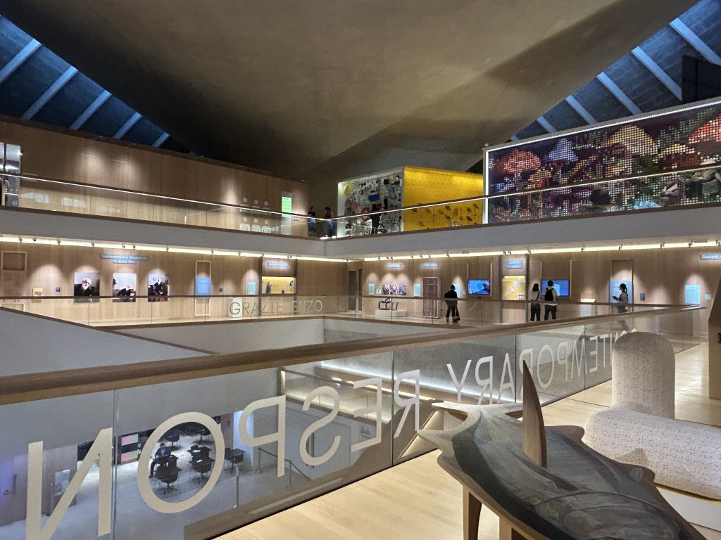 Interior of the Design Museum in London