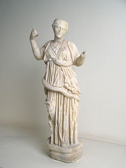 Marble Roman sculpture at the National Archeological Museum in Athens