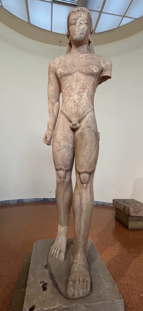 Statue of a Khorus at the National Archeological Museum in Athens