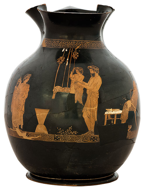 Greek vase at the National Archeological Museum in Athens