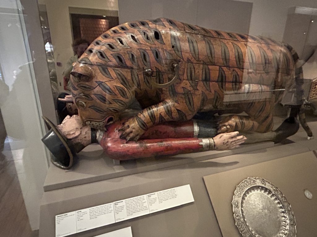 Tipu’s Tiger displayed in the Victoria and Albert Museum in London