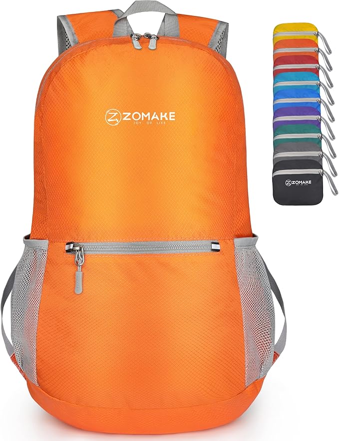 A lightweight, foldable backpack