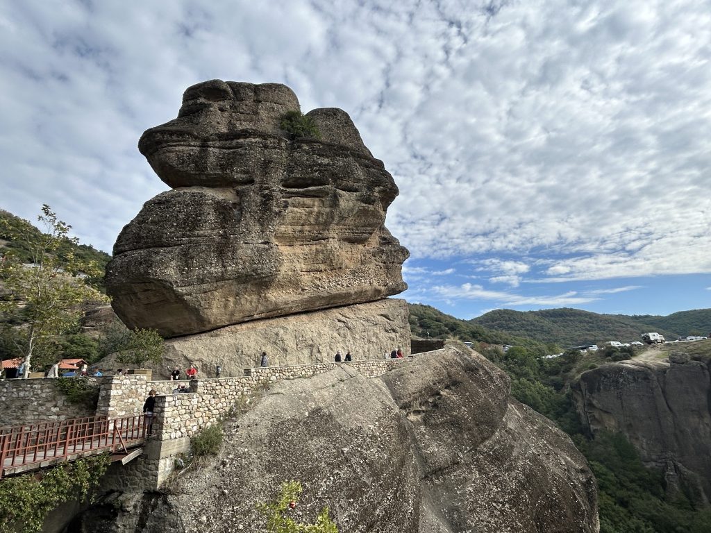 Rock formations in Meteora